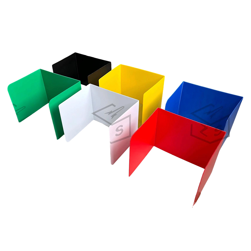 Despărțitoare de birou din plastic ondulat pentru clasă