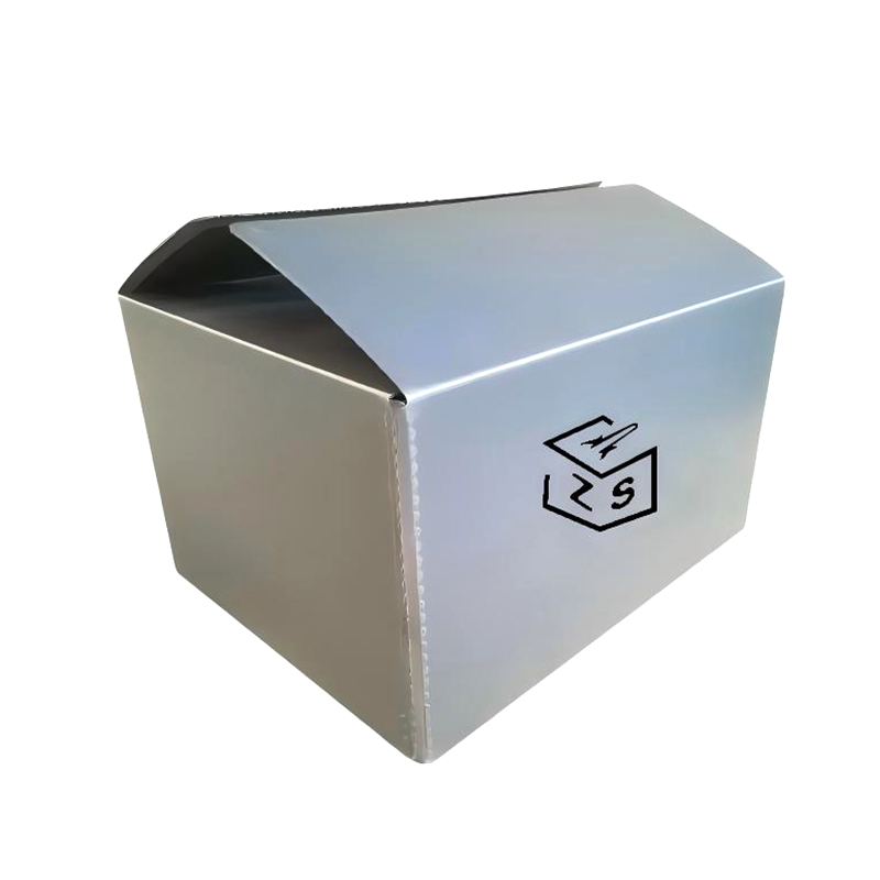 Cutie de plastic reutilizabilă pliabilă Corflute cu capac fix cu velcro