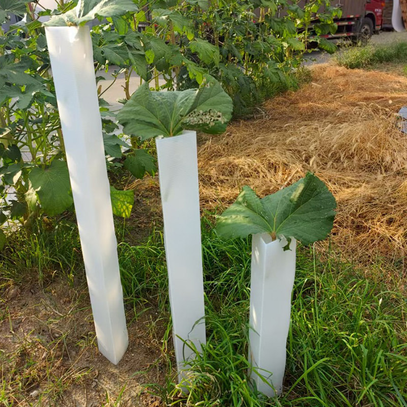 Tub de protecție pentru arborele din plastic ondulat anti mușcătură