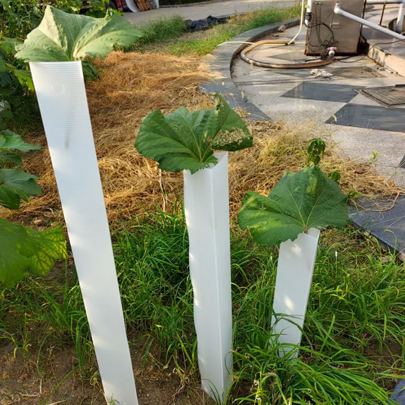 Tub de protecție pentru arborele din plastic ondulat anti mușcătură
