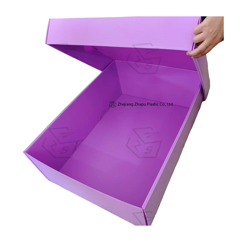 Cutie cu capac superior inferioară din plastic ondulat PP antistatic