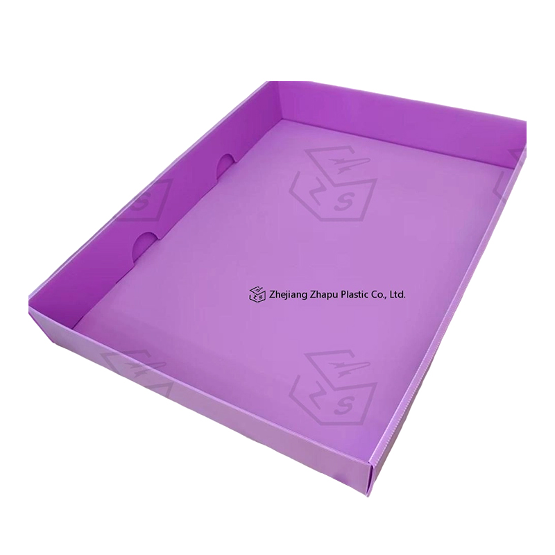 Cutie cu capac superior inferioară din plastic ondulat PP antistatic