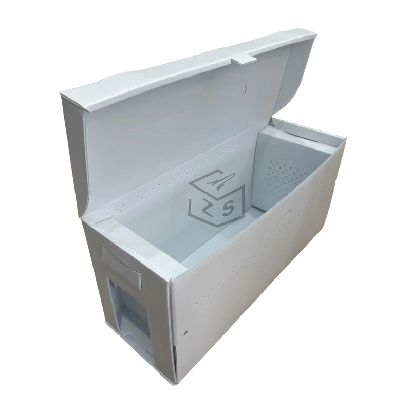 Cutie Nuc din plastic ondulat, perforat, respirabil