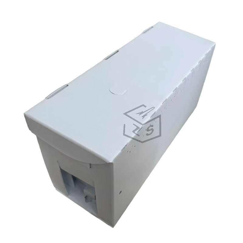 Cutie Nuc din plastic ondulat, perforat, respirabil