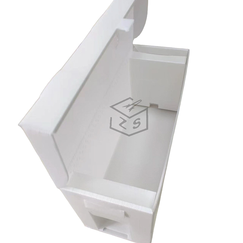 Cutie Nuc din plastic ondulat, perforat, respirabil