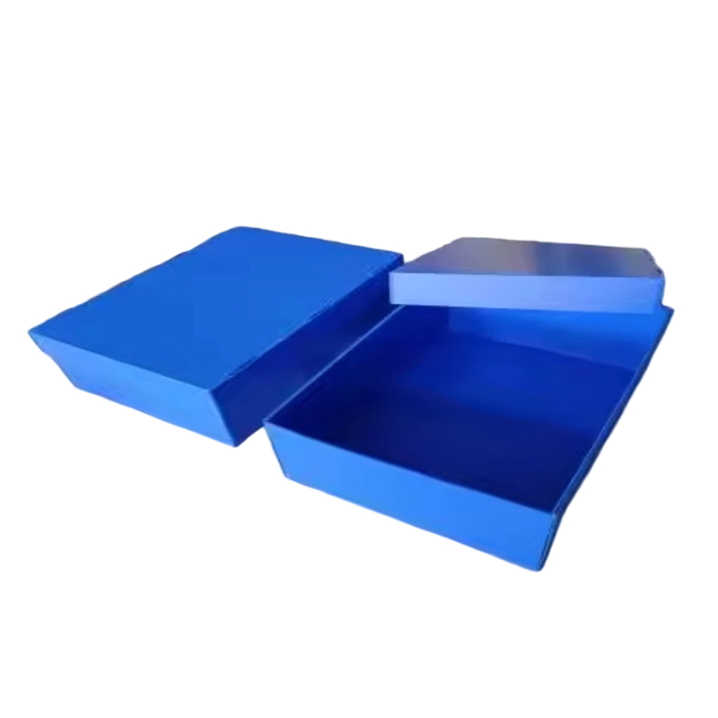 Cutie de acoperire superioară și inferioară pliabilă din plastic ondulat rezistent la praf