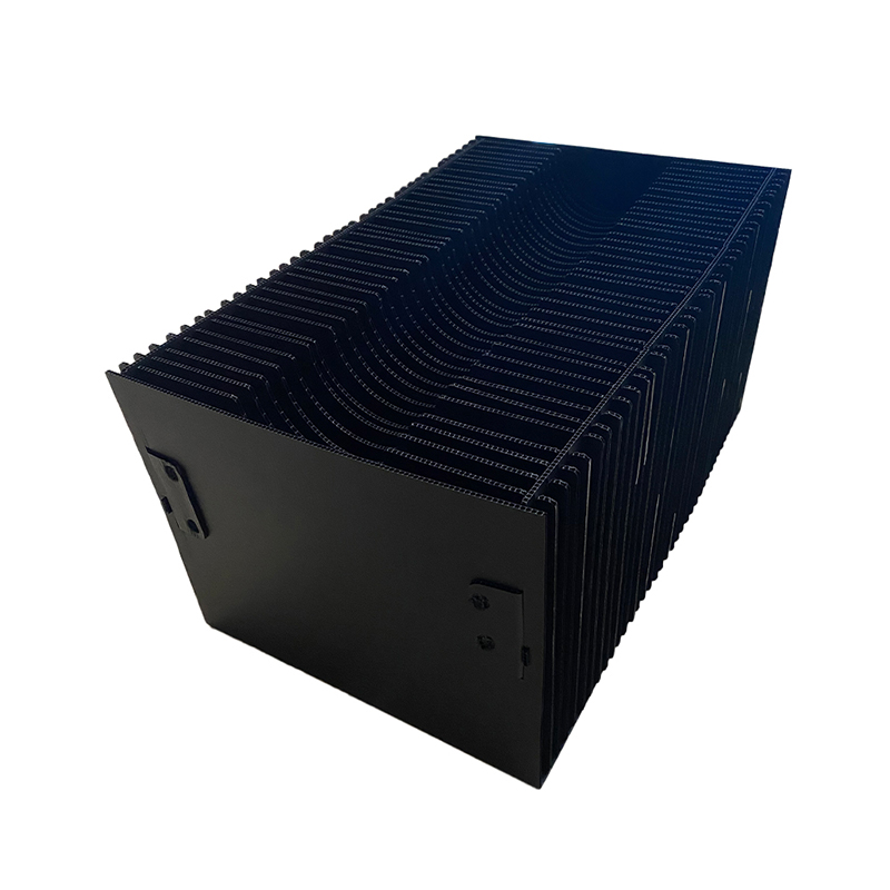Recipient din carton tubular din PP compartimentat ESD cu separator cu grilă