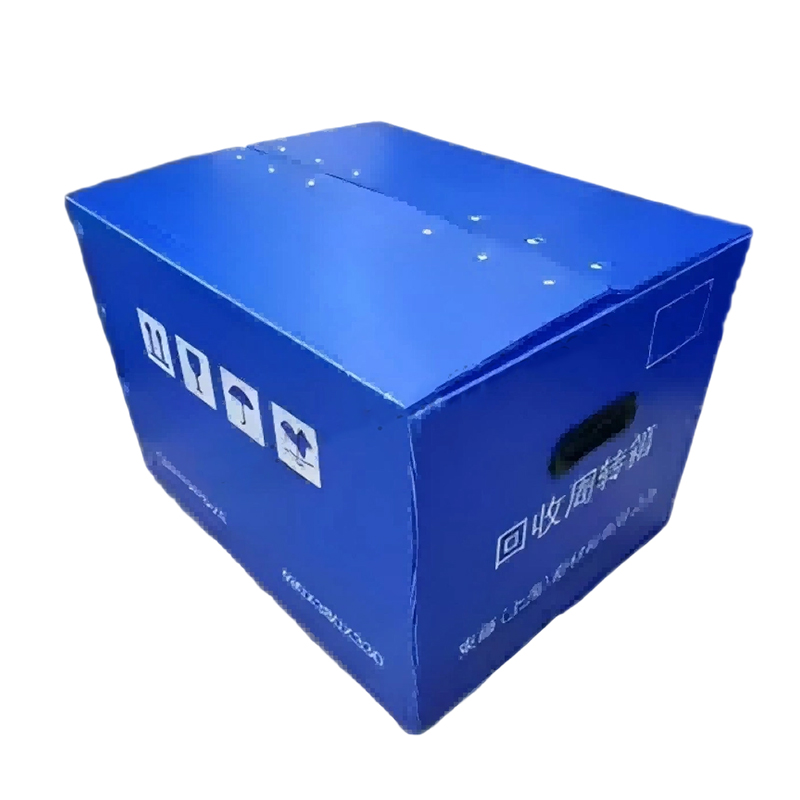 Cutie de mutare din plastic ondulat PP cu orificiu de mână portabil cu capac cu velcro