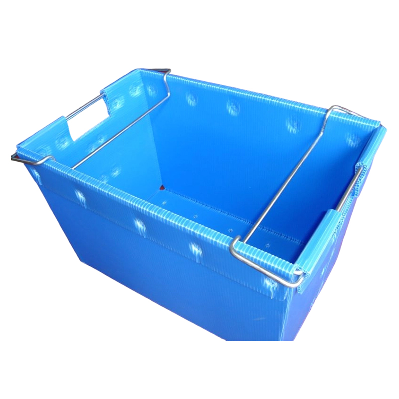 Tote poștale stivuibile din plastic ondulat